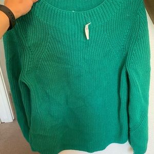 Green sweater